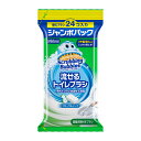 【今だけお得!数量限定セール】ジョンソン スクラビングバブル 流せるトイレブラシ フローラルソープ 替えブラシ ジャンボ 24コ入り