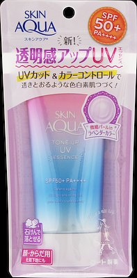 【送料込・まとめ買い×6個セット】ロート製薬 スキンアクア トーンアップ UV エッセンス 80g