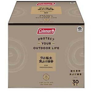 【数量限定】アース製薬　アース　極太虫よけ線香　Coleman　30巻入 （4901080038111）※無くなり次第終了のサムネイル