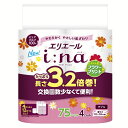 【今だけお得!数量限定セール】大王製紙 エリエール i:na イーナ トイレット 3.2倍巻 プリント 華やぐフローラルの香り 4ロール入