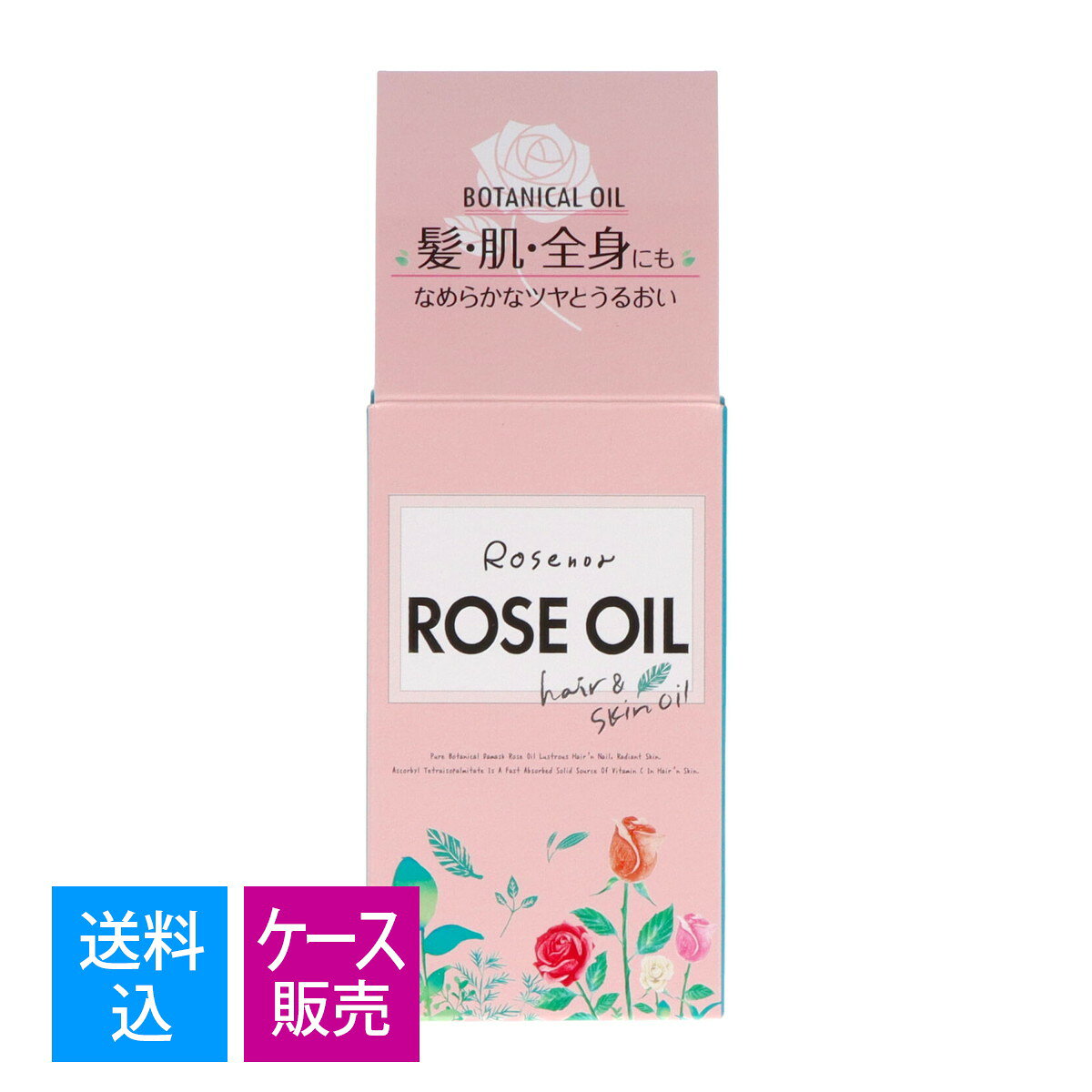 【送料込・まとめ買い×48個セット】黒ばら本舗 ロゼノア ローズオイル 60ml 4901508974496