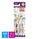 【3本入×4セット配送おまかせ送料込】スケーター クリア 歯ブラシ ポケモン23N TBCR6T 3本 4973307646393