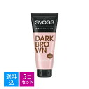 【送料込・まとめ買い×5個セット】ヘンケルジャパン サイオス カラートリートメント ダークブラウン 180g
