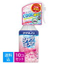 【送料込・まとめ買い×10個セット】【春夏限定】白元アース アイスノン シャツミスト せっけんの香り 大容量 300ml (暑さ対策 冷却ミスト)(490240...