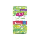 【送料込・まとめ買い×7個セット】大王製紙 ナチュラ さら肌さらり コットン100% 軽やか吸水パンティライナー 17cm 10cc 24枚入