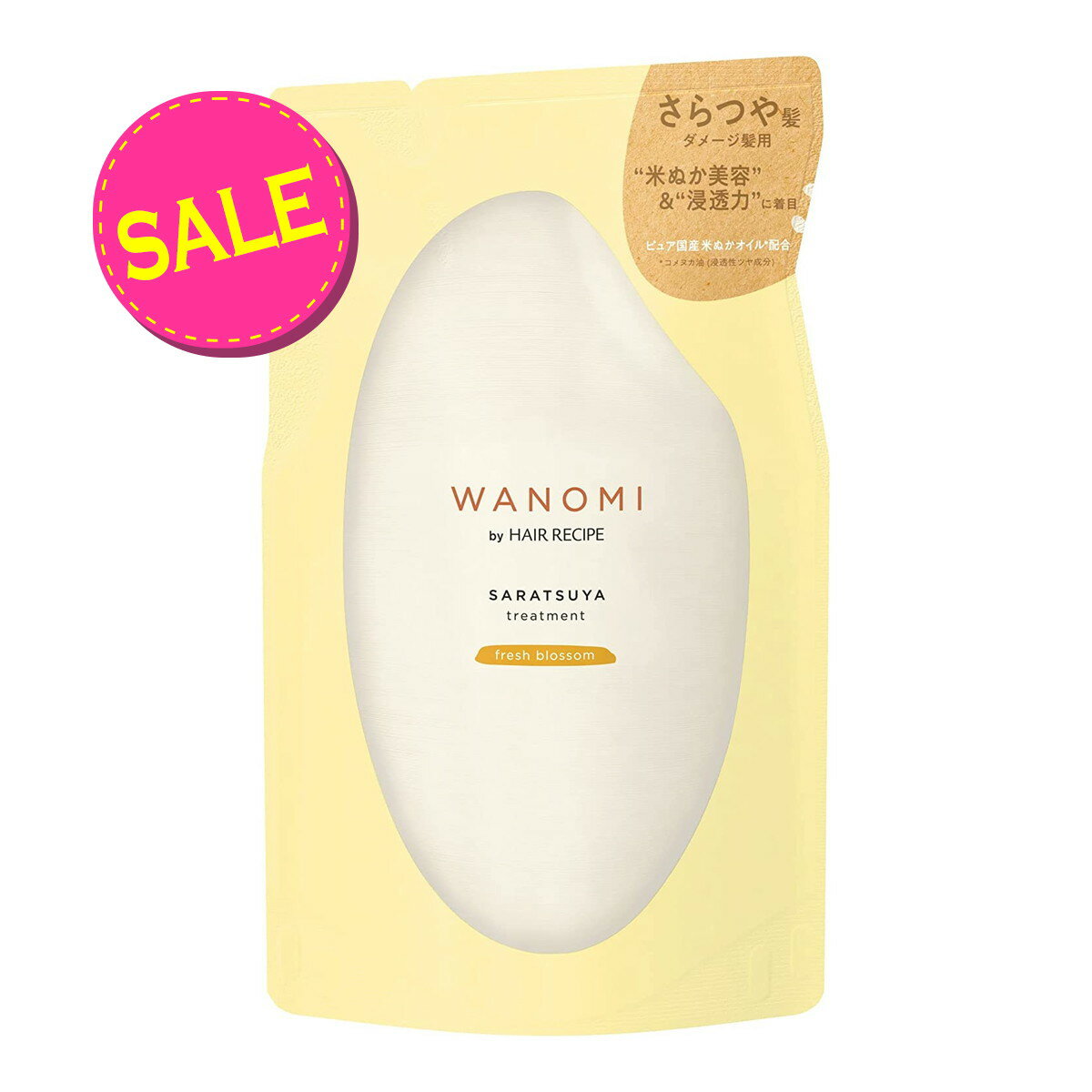 【◆数量限定◆】P&G WANOMI 和の実 by ヘアレシピ さらつや トリートメント つめかえ 300g【MY-s01】
