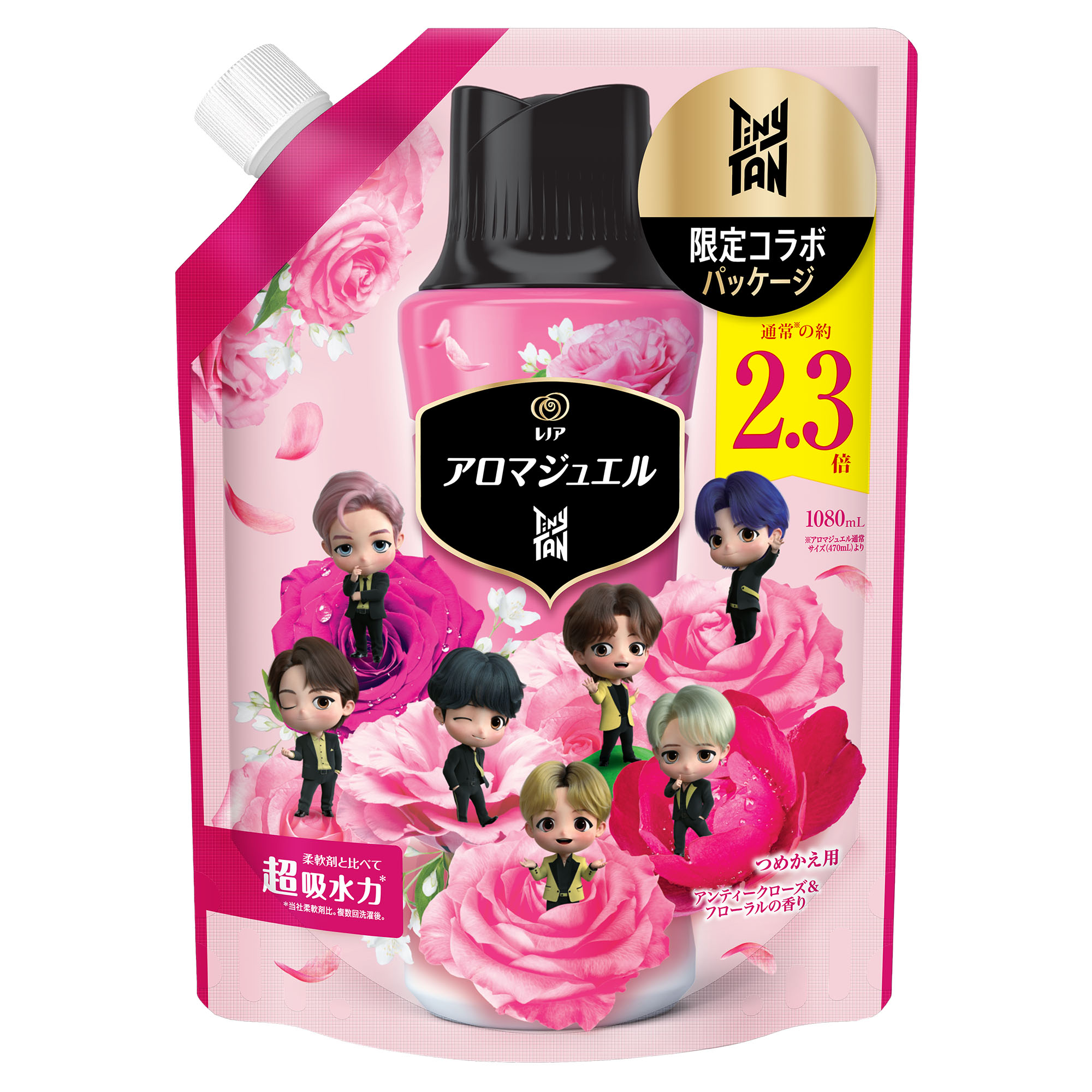 P&G レノア ノアハピネス アロマジュエル ビーズ アンティーク TinyTAN 詰替え 1080ml 4987176186430