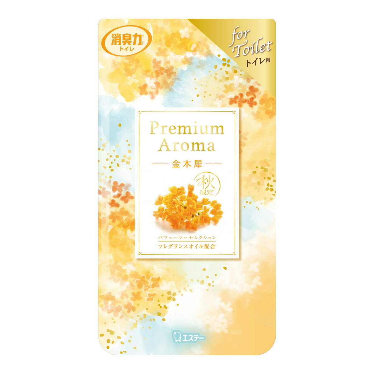 【限定品・なくなり次第終了】エステー　トイレの消臭力　Premium　Aroma　金木犀　400ml 4901070131334のサムネイル
