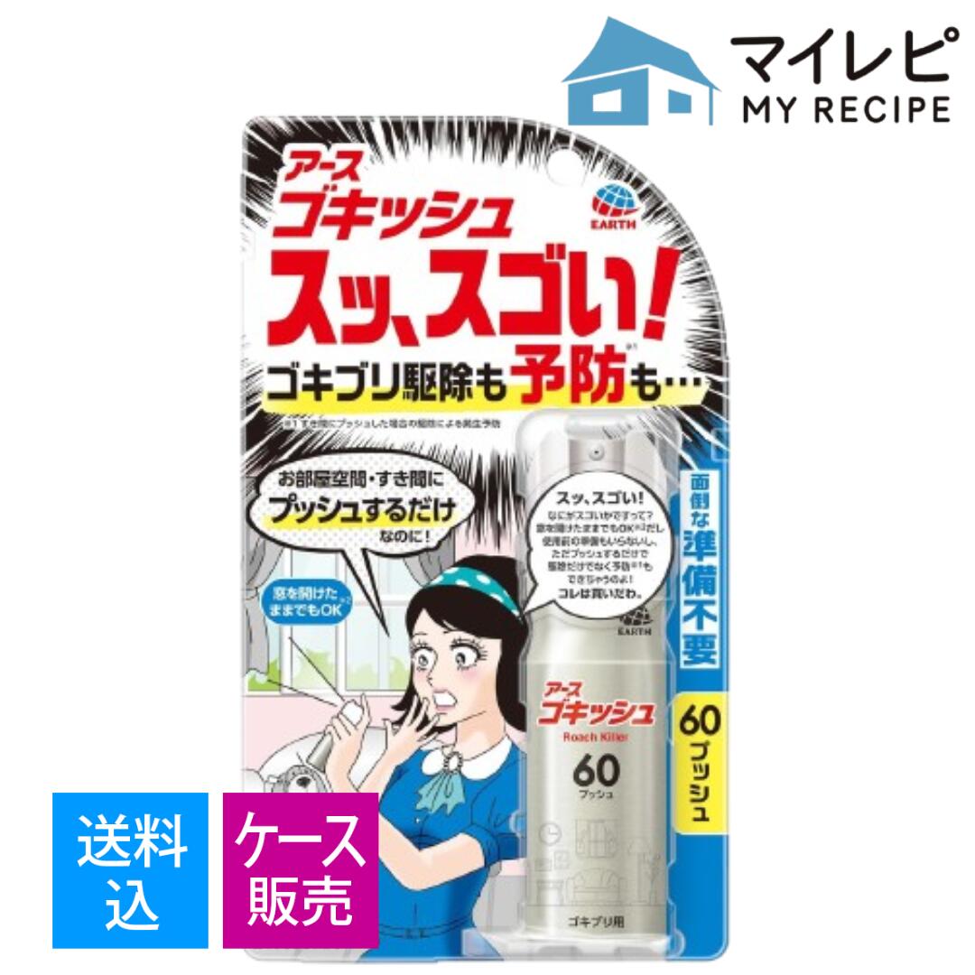 Other - 【送料込・まとめ買い×18個セット】アース製薬 ゴキッシュ スッ、スゴい! 60プッシュ 16mL 防除用医薬部外品