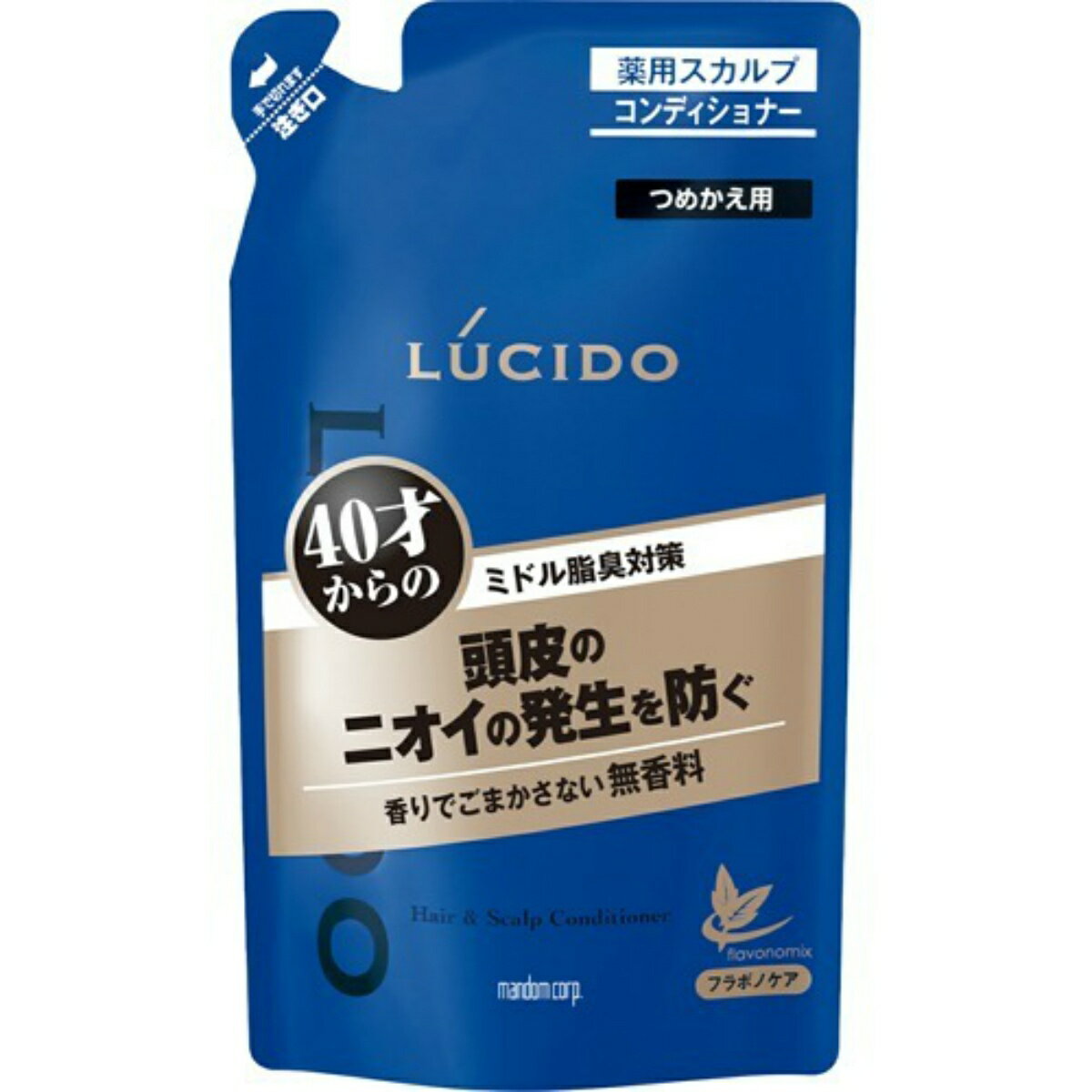 【送料込・まとめ買い×6個セット】マンダム ルシード 薬用ヘア&スカルプコンディショナー つめかえ用 380g