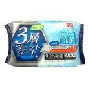 【今だけお得!数量限定セール】昭和紙工 ラクリーナ フローリング用 3層 ウェット シート 20枚入り◇