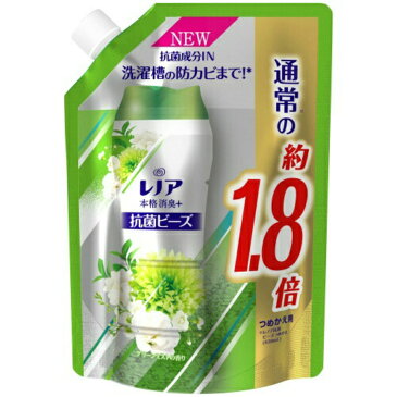 P&G レノア 本格消臭 抗菌ビーズ グリーンミスト つめかえ用 特大サイズ 760ml