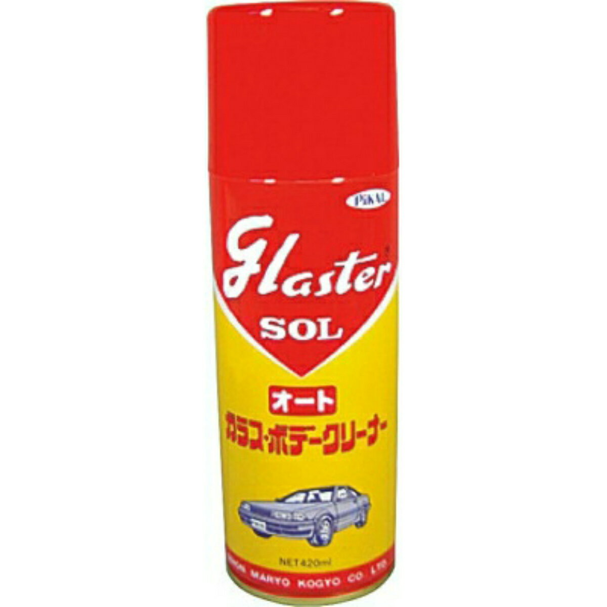 日本磨料工業 ピカール PiKAL ガラス・ボディークリーナー グラスターゾルオート 420ml エアゾール式　4904178400005