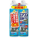 【送料込・まとめ買い×3個セット】アース製薬 らくハピ エアコン 洗浄スプレー Nextplus 無香性 2本パック(2)