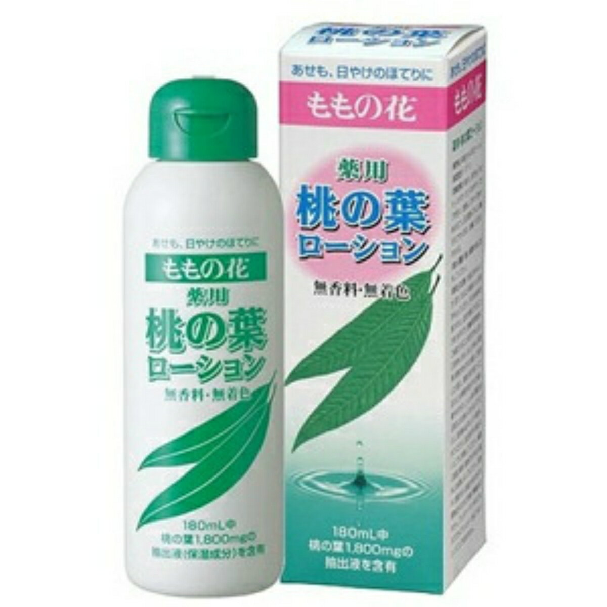 【送料込・まとめ買い×5個セット】オリヂナル 薬用桃の葉ローション　180ml　無香料、無着色 ( 桃の葉エキス 化粧水 ) ( 4901180019409 )