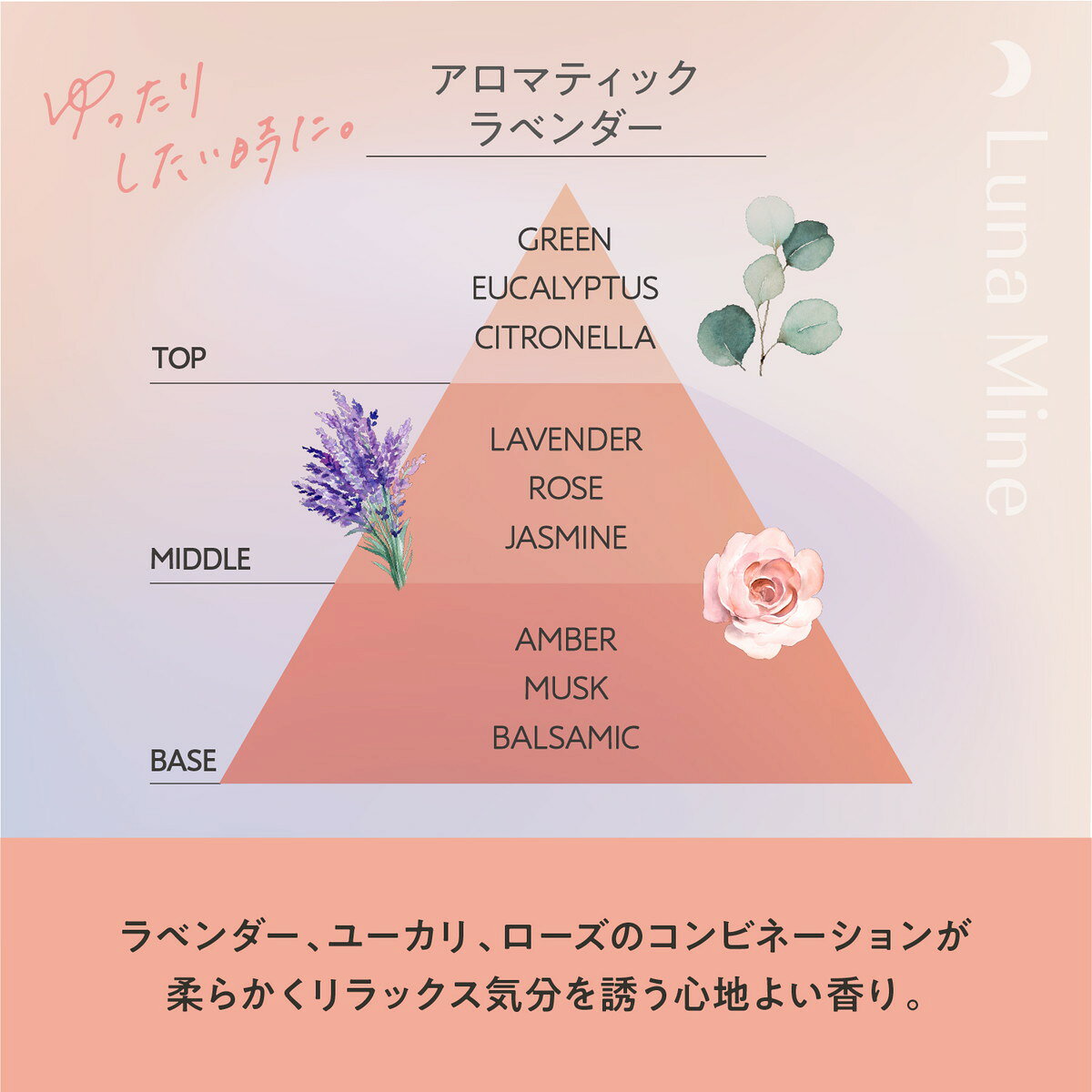 マイレピ P&Gストアの【送料込・まとめ買い×2個セット】エステー ルナマイン アロマスティック アロマティックラベンダー 3.4g 練り香水｜アングル3