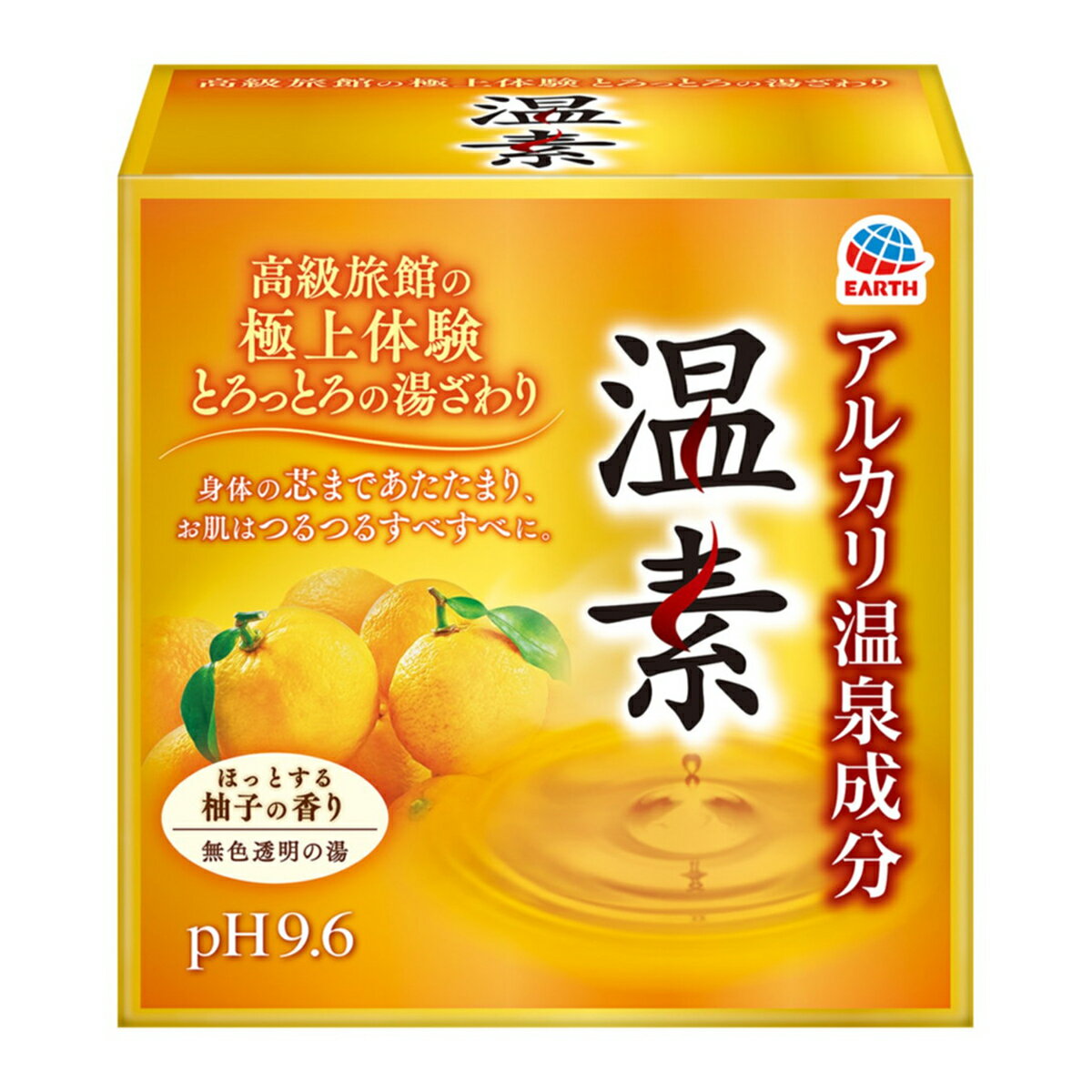 アース製薬　温素 柚子の香り 30g×15包　お湯色は無色透明　医薬部外品　(お風呂　入浴剤　温浴タ