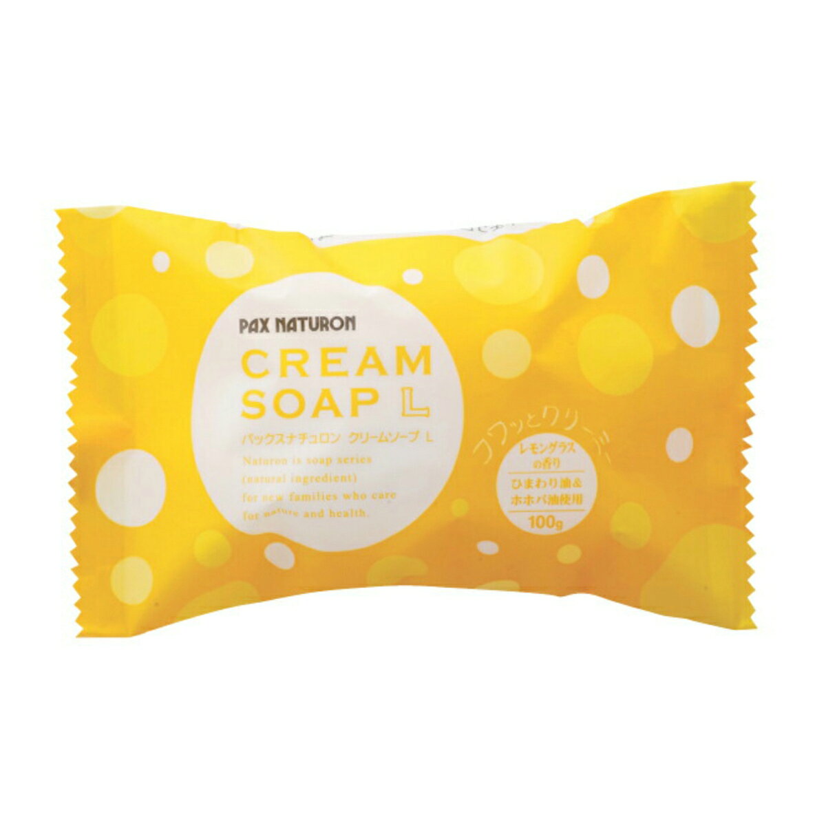 Soaps, Body Soaps - 【送料込】太陽油脂 パックスナチュロン クリームソープ L 100g 1個