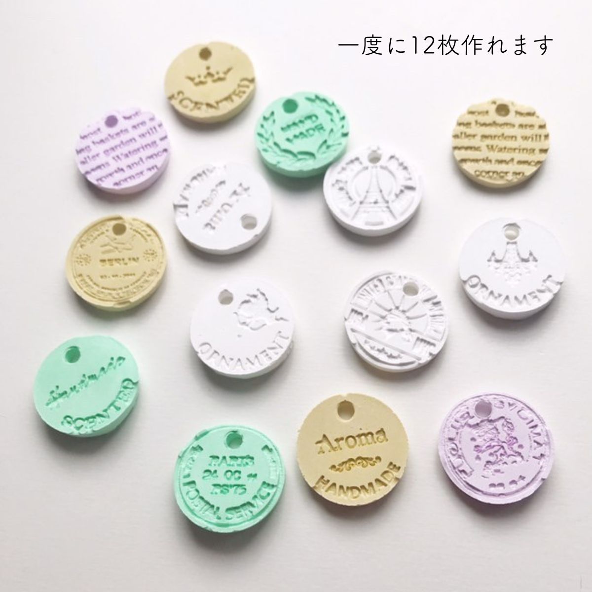 【在庫限りSALE★507円→380円】シリコンモールド レジン ペンダント プレート 装飾 ...