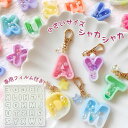 【マラソン中最大1000円OFF★クーポン多数】【専用フィルム付き】 レジン シリコンモールド アルファベット レジン型 モールド シャカシャカ イニシャル キ...