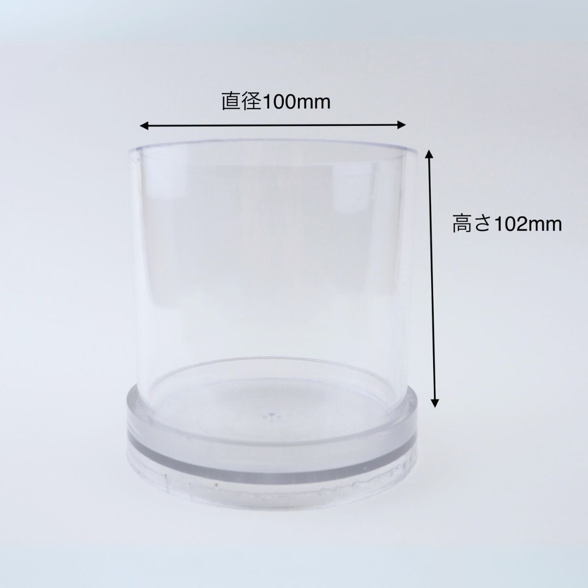キャンドル モールド 円柱 100mm×102mm 大きい サイズ ポリ製 キャンドル 型 円柱 ...