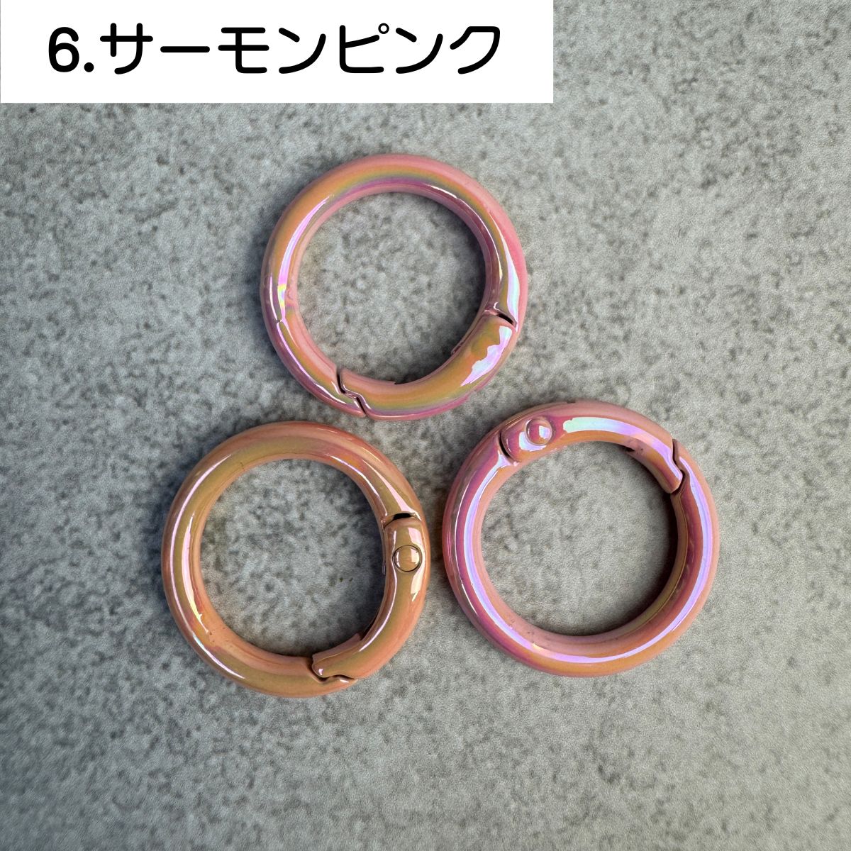 楽天市場】カラビナ 丸（カラーピンク）（日用品雑貨・文房具・手芸