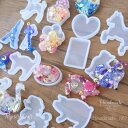 楽天Myrtille Craft 楽天市場店【限定3枚☆最大5000円OFFのチャンス！】シリコンモールド レジン シリコン モールド 動物 猫 犬 鳥 ハート アクセサリー パーツ チャーム キーホルダー ハンドメイド クラフト用品