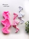【在庫限りSALE★680円→470円! 】シリコンモールド 女の子 女性 帽子 アロマストーン 石膏 アロマキャンドル モールド パラフィンワックス ソイワッ...