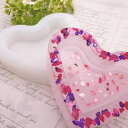 【5/16限定★2点購入で5%OFF】シリコンモールド ハート 器 灰皿 皿 エポキシ樹脂 レジン モールド 型 石膏 什器 ハンドメイド クラフト用品