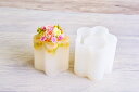 【5/15 20:00★全品10%OFFクーポン配布】シリコンモールド 器 小物入れ 花型 綿棒ケース アロマストーン 石膏 エポキシ樹脂 レジン モールド 型...