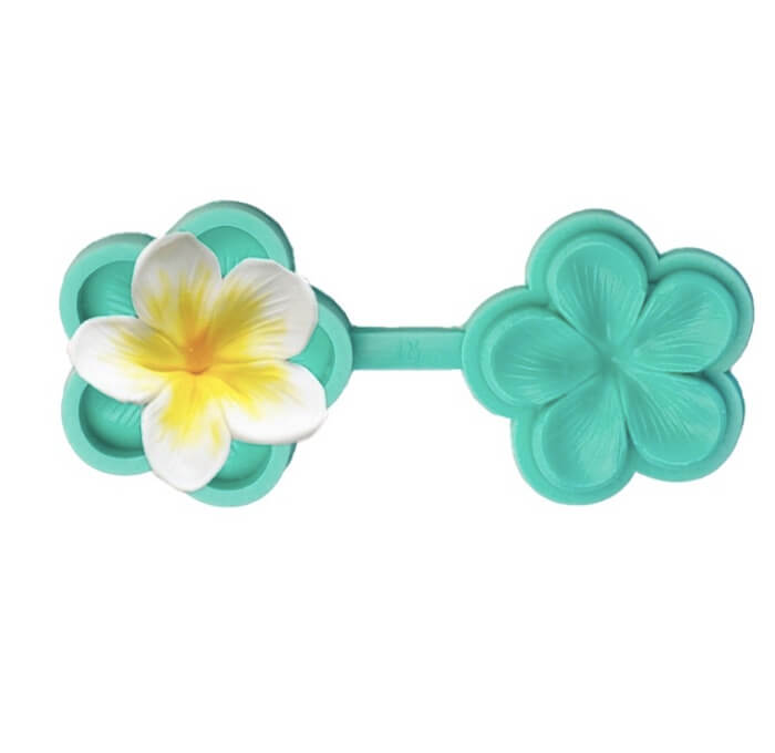 【BLACK FRIDAY★クーポン配布中!】シリコンモールド 花 プルメリア 夏 樹脂粘土 粘土型 型取り シリコ..