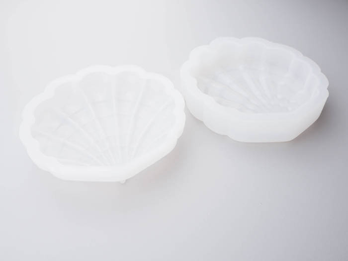 貝 貝殻 シリコンモールド アロマワックスサシェ サシェ クレイケーキ アクセサリー チャーム キャンドル アロマストーン レジン インアリウム クリアリウム エポキシ樹脂 石膏