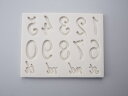 【5/15 20:00★全品10%OFFクーポン配布】シリコンモールド レジン 数字 記念日 誕生日 クレイケーキ アクセサリー チャーム キャンドル アロマス...