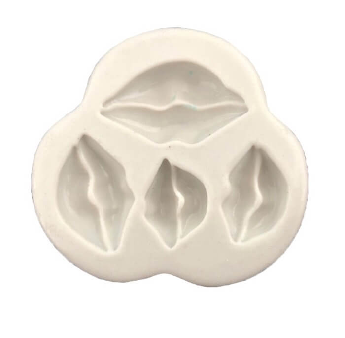 【BLACK FRIDAY★クーポン配布中!】シリコンモールド 唇 装飾 アロマストーン 石膏 アロマキャンドル モ..