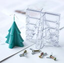 【マラソン中最大1000円OFF★クーポン多数】キャンドル モールド クリスマスツリー 小サイズ christmas 冬 クリスマス ポリ製 キャンドル 型 ツ...