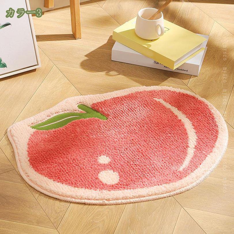 500円OFFクーポン 玄関マット かわいい 室内 屋内 薄型 洗面所マット バスマット ...