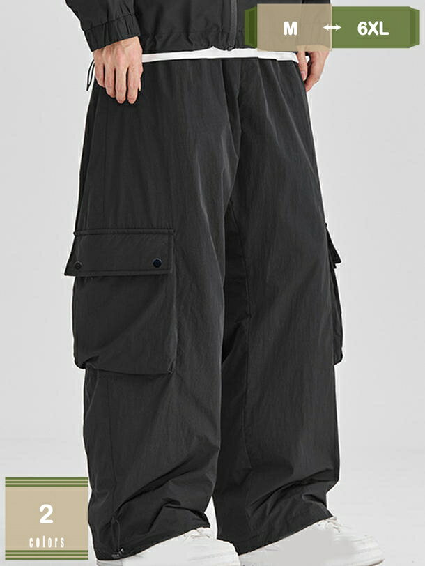 1000円OFFクーポン カーゴパンツ メンズ 冬 ズボン ボトムス ゆったり 多機能ポケット 大きいサイズ 無地 ロング丈 ゆったり ゴムウエスト 暖かい シンプル カジュアル 作業服 カッコイイ 登山 旅行 日常着 ミリタリーパンツ mysco