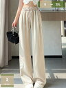 500円OFFクーポン ワイドパンツ レディース ロング丈 ガウチョ ズボン 中華風 薄手 ボトムス 大きいサイズ ゆったり 接触冷感 おしゃれ 通勤 オフィス...