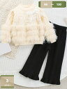 780円OFFクーポン セットアップ キッズ ベビー服 ニット セーター ロングパンツ ズボン 2点セット 女の子 ガールズ トップス 長袖 子供服 春秋冬 新...