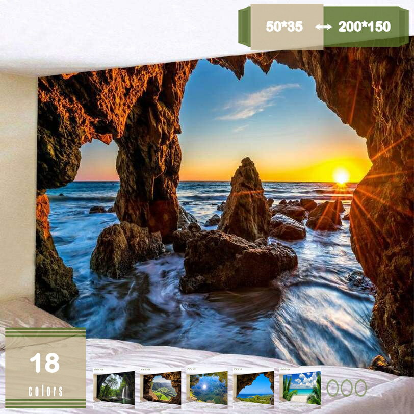 300円OFFクーポン タペストリー 夕陽風景 おしゃれ壁掛け サンセット 海辺椰子の木 風景 自然 天空 インテリア 夕焼け 多機能 部屋 窓 ファブリック 新居祝い 個性ギフト 装飾用品 壁掛けタペストリー 海とビーチタペストリー 壁 窓 布製 mysco