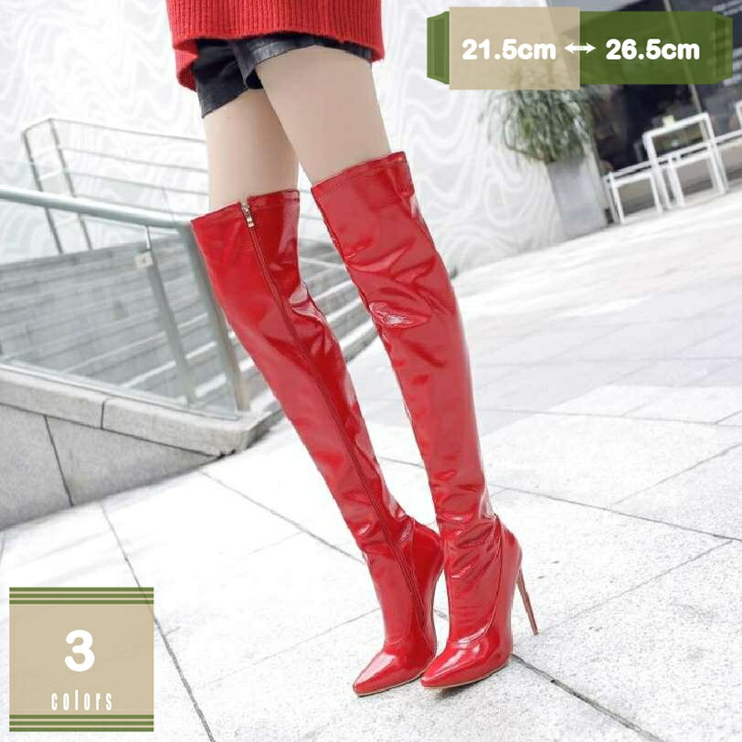 1000円OFFクーポン サイハイブーツ 黒 白 ストレッチ 美脚 ニーハイブーツ ロングブーツ 大きいサイズ ヒール 疲れない 歩きやすい 痛くない ハイヒール ピンヒール セクシー レディース シューズ 靴 おしゃれ コスプレ スムース ブラック ホワイト 春 mysco
