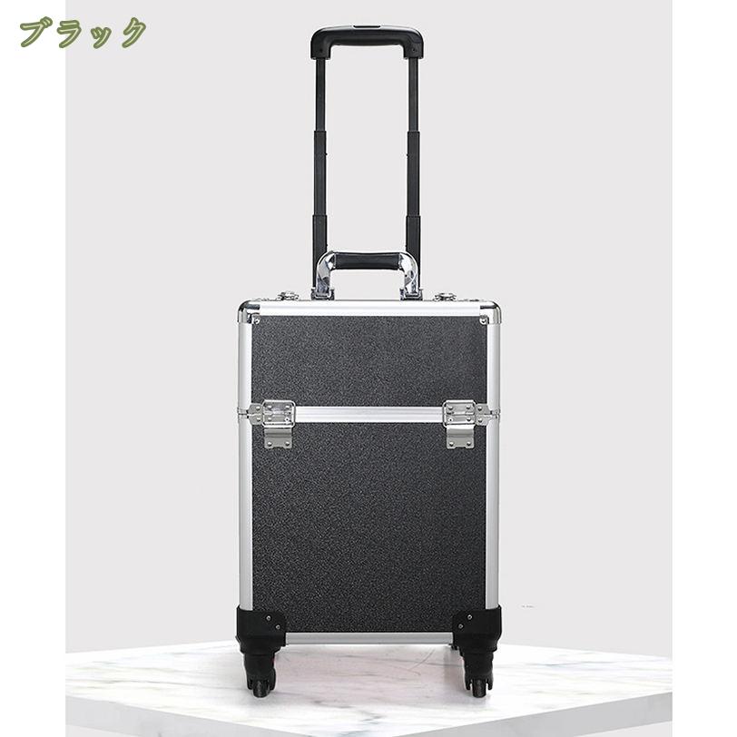 1000円OFFクーポン プロ用 メイクボックス コスメボックス 化粧ポーチ コスメポーチ メイクポーチ 仕切り 持ち運び 防塵 收納 メイクキャリーケース 通勤・出張・旅行用 機能的收納 大容量 衝撃吸収 化粧品収納 収納ケース 大型 母の日 mysco mysco-10037653 まいすこ 楽天市場店 サンプル画像2