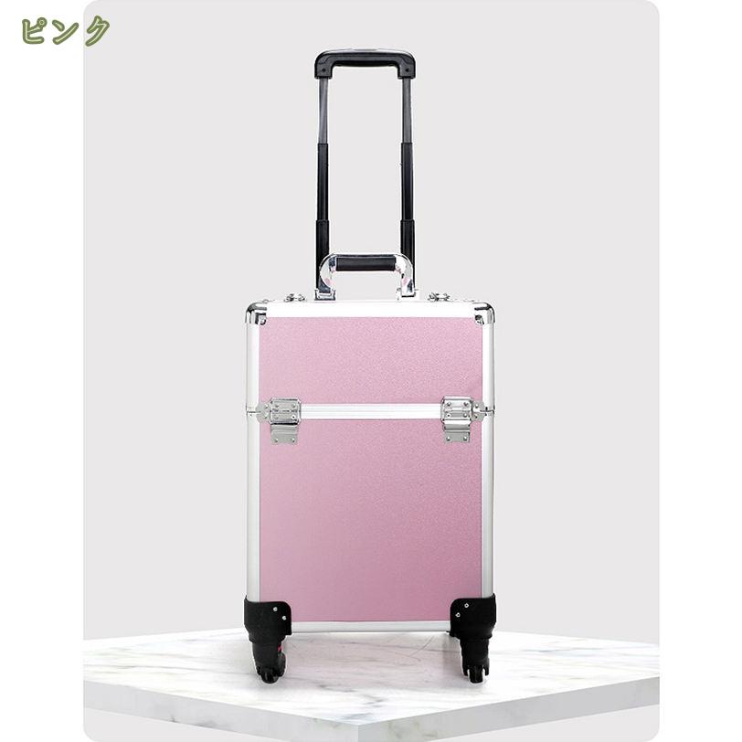 1000円OFFクーポン プロ用 メイクボックス コスメボックス 化粧ポーチ コスメポーチ メイクポーチ 仕切り 持ち運び 防塵 收納 メイクキャリーケース 通勤・出張・旅行用 機能的收納 大容量 衝撃吸収 化粧品収納 収納ケース 大型 母の日 mysco mysco-10037653 まいすこ 楽天市場店 サンプル画像3
