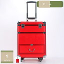 1000円OFFクーポン メイクキャリーケース 4輪 メイクボックス 業務用 化粧ボックス トロリー キャスター付き 化粧ケース ハンドル付き 絵具箱 ネイル 防水 安定 メイクボックスキャリーバッグ トラベル 旅行 ファッション ジュエリーケース mysco