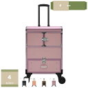 1000円OFFクーポン キャスター付き 大容量 キャリー コスメボックス プロ 業務用化粧ケース 引き出し ハンドル付き ローリングメイクケース ヘアスタイリストメイクアップケース 美容師 出張 旅行 整理整頓 トラベル 持ち運び簡単 おしゃれ mysco