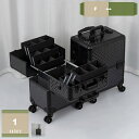 1000円OFFクーポン 収納ボックス メイク箱 業務用 大容量 メイクケース キャスター付き メイクキャリーケース 仕切り ツール箱 メイク用具収納 メイクアップケース トラベル 旅行 贈り物 メイクボックス プロ用 キャリーバッグ 多機能 便利 mysco