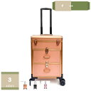 1000円OFFクーポン ローリングメイクアップケース キャスター付き 化粧品箱 メイク収納 プロ用メイクボックス 美容師 化粧 収納 ローリング メイク道具 キャリーケース 化粧品収納 スライド引き出し付き メイクキャリーケース 4輪 画材収納 mysco