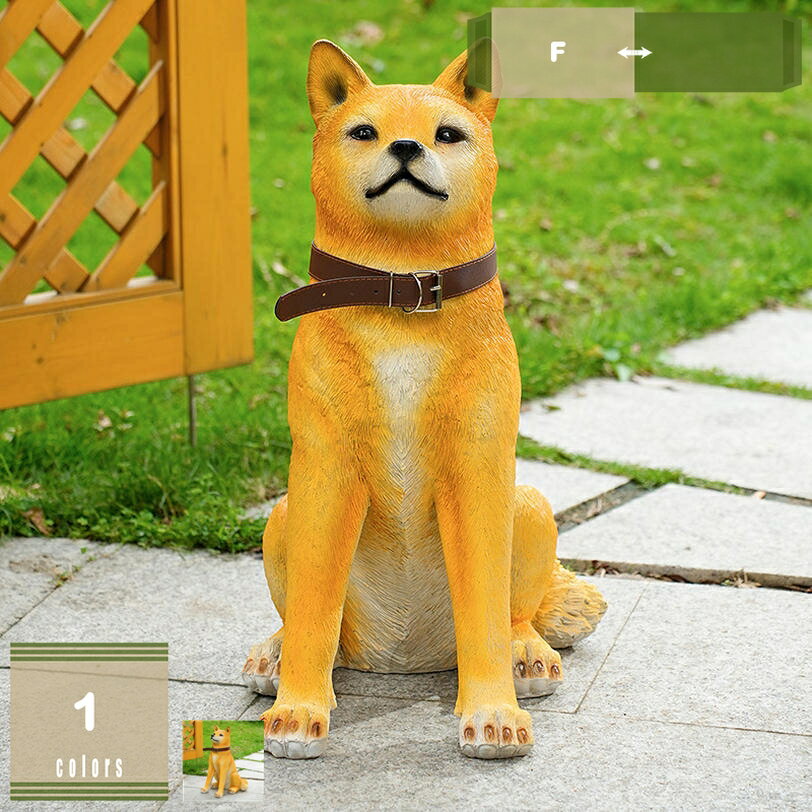 ガーデニング オーナメント 動物 ガーデン雑貨 花壇 かわいい 犬 彫像 置物 庭 ガーデンオブジェ カントリー雑貨 インテリア 庭の彫像 アウトドア デコレーション 園芸用品 アニマル 動物の置物 芝生 ベランダ 出窓 mysco