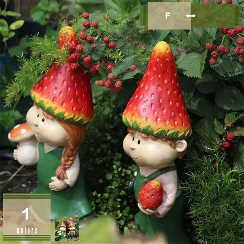 ガーデンオーナメント 女の子 庭 オーナメント 置物 男の子 ガーデン ガーデニング オブジェ インテリア 防水 耐久 飾り物 かわいい デコレーション ガーデニング雑貨 芝生 屋外 玄関 階段 プレゼント ギフト mysco