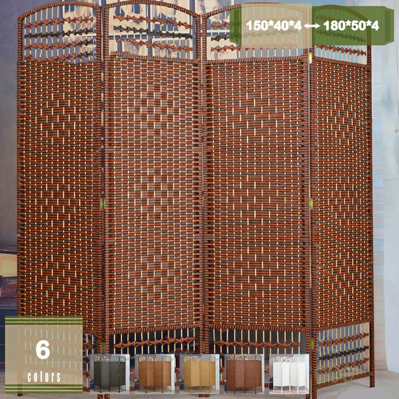 2000円OFFクーポン 部屋 仕切り パーテーション 4連 自立 折りたたみ式 高さ150/170/180 天然木 パーティション リビング 間仕切り キッチ...